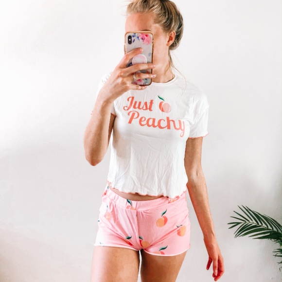 Just Peachy Pajama Set - Picture 2 of 5